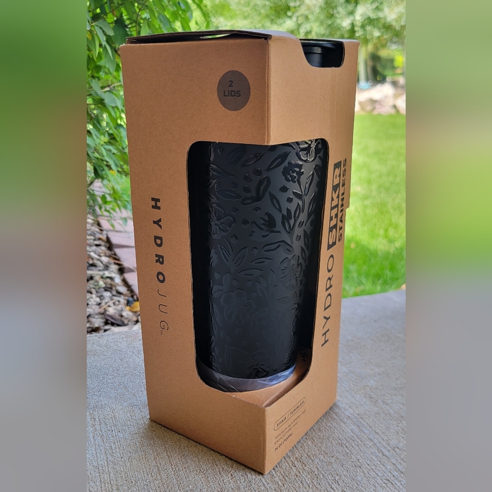 Hydrojug Black Floral SS SHKR
